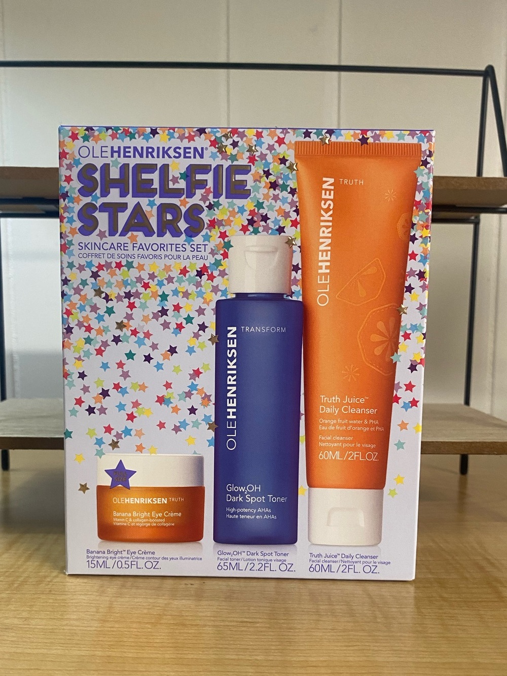 NIB Ole Henriksen Shelfie Stars Skincare Favorites Set *FULL SiZE Eye Créme*
